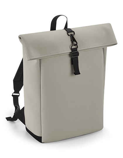 BG335 - Matte PU Roll-Top Backpack