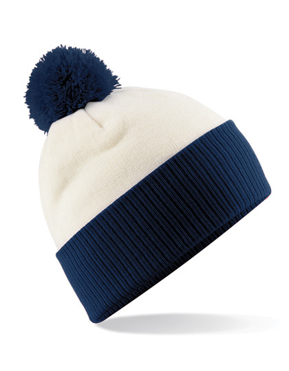 CB451 - Snowstar Two-Tone Beanie