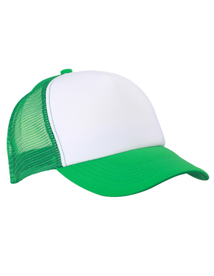 MB070 - 5-Panel Polyester Mesh Cap