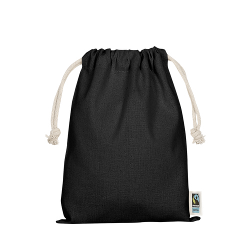 T15072 - Texxilla Zuziehbeutel aus Fairtrade-Baumwolle (15 x 20 cm) *S*
