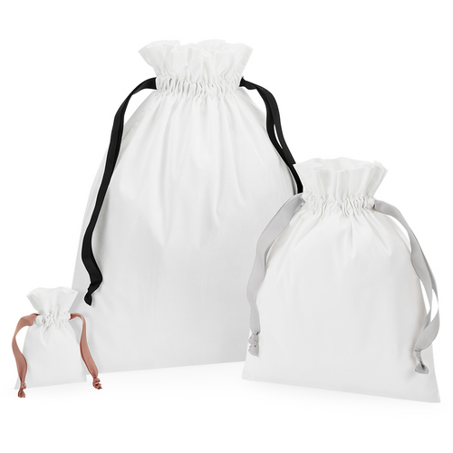 W121-L - Cotton Gift Bag with Ribbon Drawstring (49 x 62 cm)