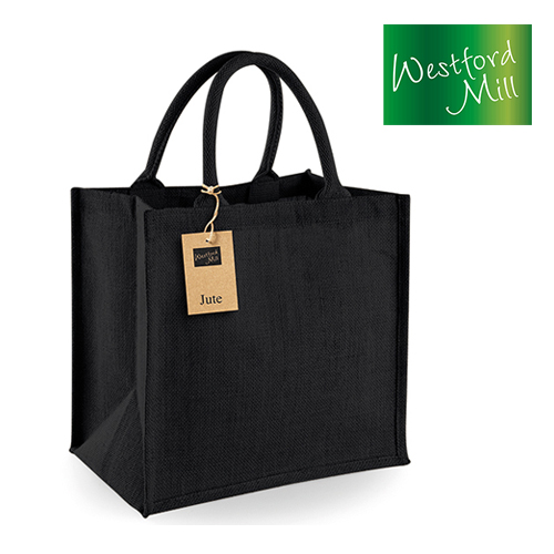 WM413_S - Tragetasche Tote Bag schwarz 14 l