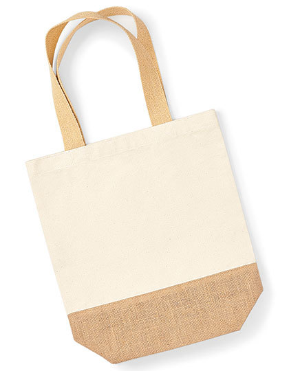 WM450 - Jute Base Canvas Shopper