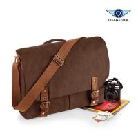 QD625 - Vintage Canvas Satchel Messenger Quadra