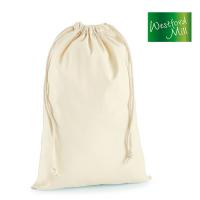 WM216M_N - Premium Cotton Stuff Bag / Zuziehbeutel M (31 x 48 cm)